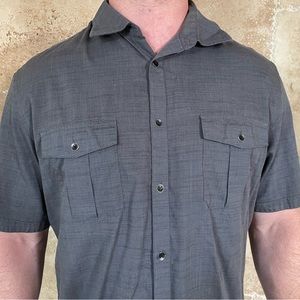 ALFANI grey button down